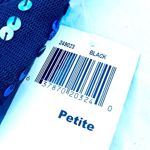 Black Iridescent Trina Turk Evening Skirt Size Petite - Picture 6 of 8